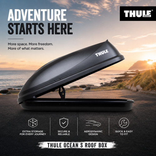 Thule ocean roof box - ocean, black